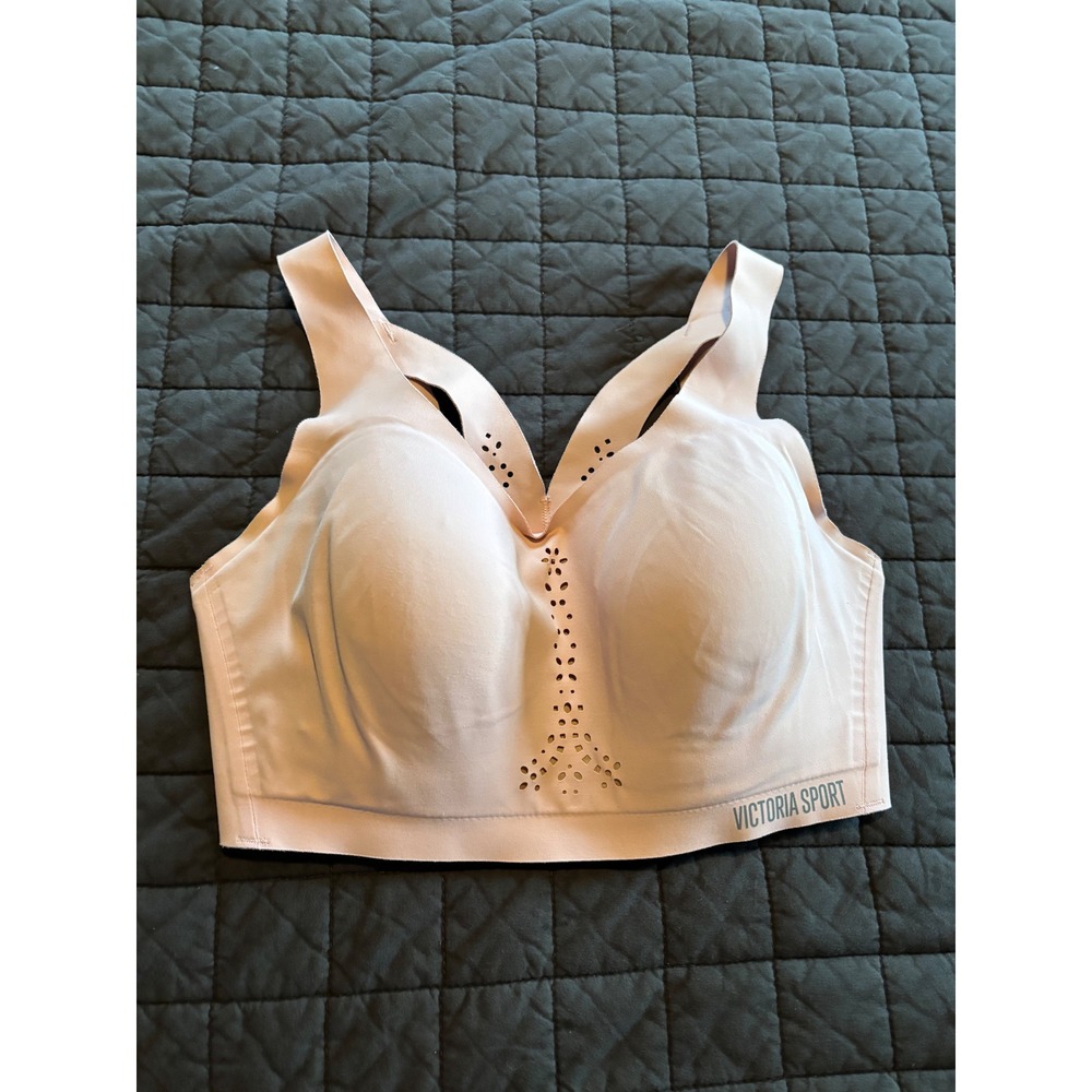 Victoria Sport Angel Max High Impact Sports Bra Blush Laser Cut Max Support 32DD